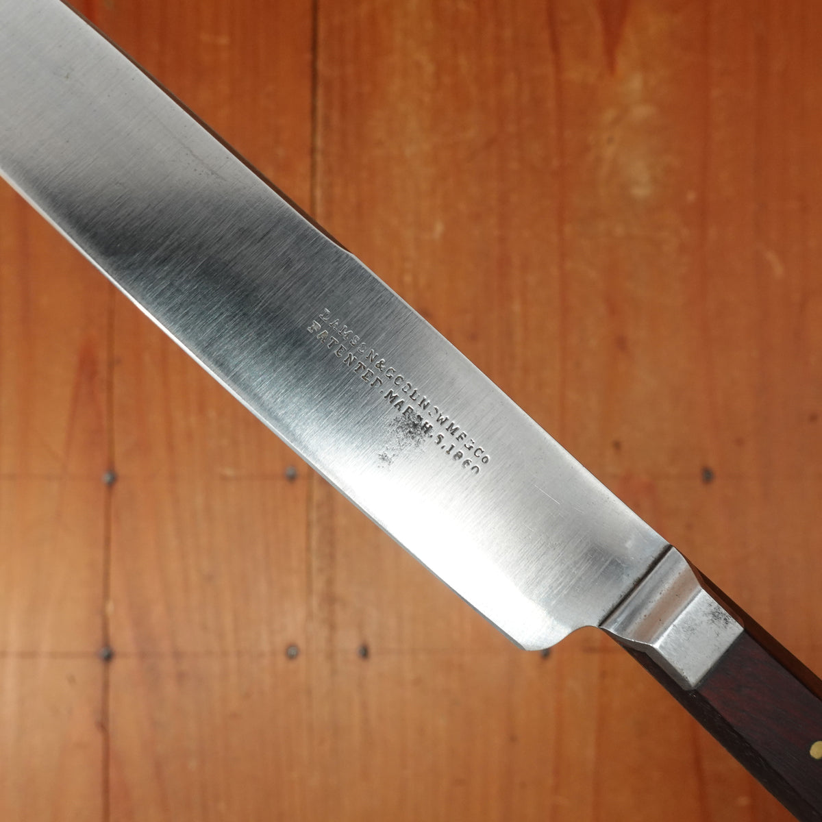 BC Historically Inaccurate Lamson & Goodnow MFG co 5.75" Paring Knife Carbon Steel Lamson Pat Bolster Rosewood  USA