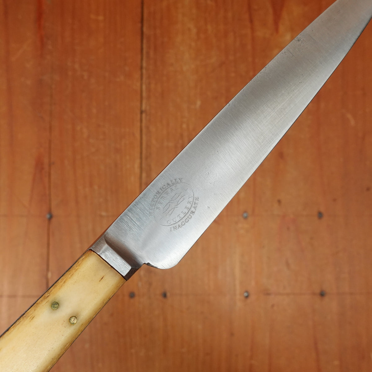 BC Historically Inaccurate 5.5" Paring Knife Shear Carbon Steel Bone Handle Sheffield
