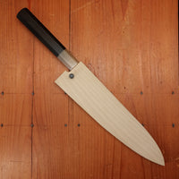 Sakai Kikumori Nakagawa Seiun 210mm Gyuto VG10 Ebony with Saya