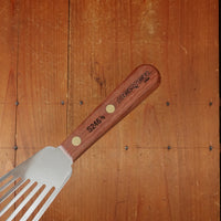 Dexter Russell Traditional Right Handed 6.25" Slotted Fish Spatula Stainless Rosewood Handle S246