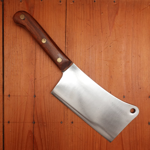 Unmarked 6.75" Butcher Cleaver European - French? 1920s-1960