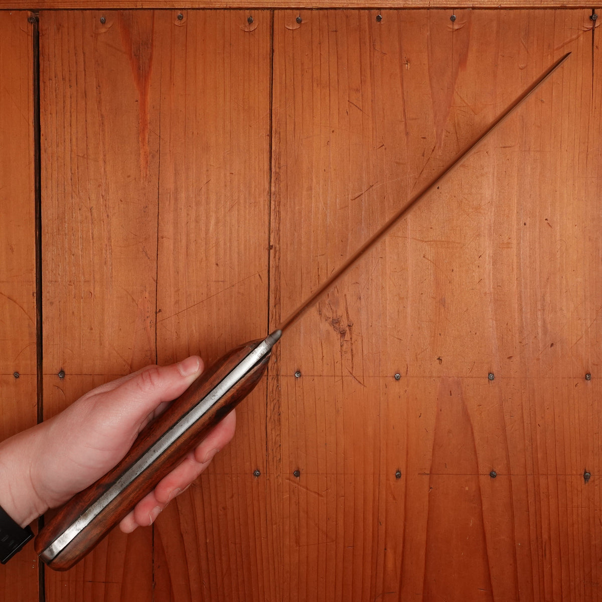 Unmarked 6.75" Butcher Cleaver European - French? 1920s-1960