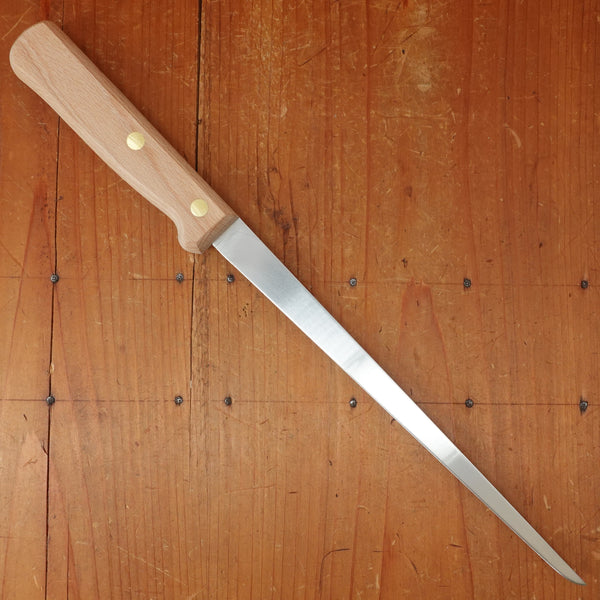 Dexter Russell Traditional 9" Flexible Fillet Knife Carbon Beech Handle S2333-9