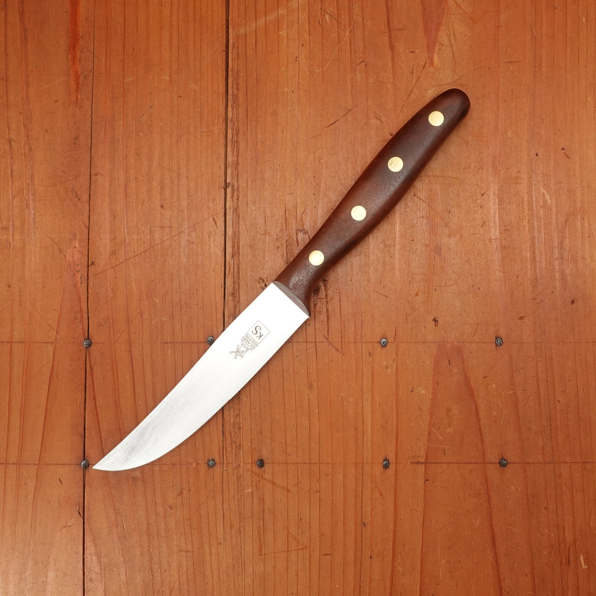 Windmühlenmesser K Steak Knife Wide Stainless Walnut