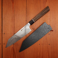 Seki Kanetsugu Zuiun 180mm Kiritsuke Santoku SG2 Stamina Wood Handle with Saya