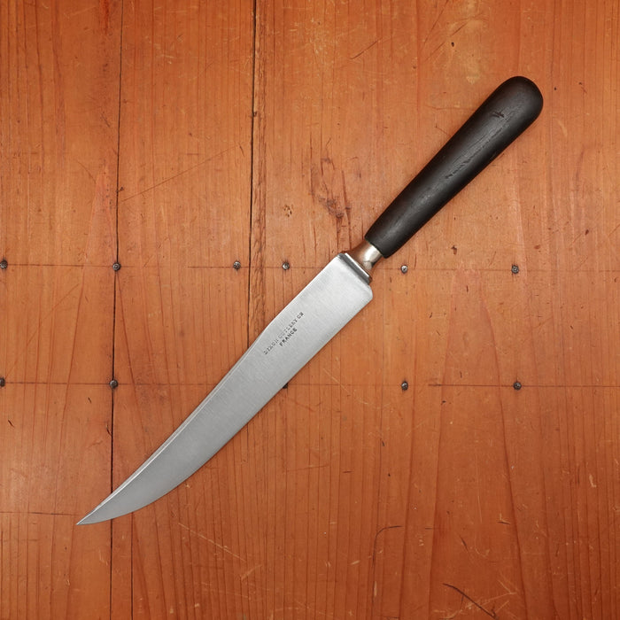 Dixon Cutlery Co 7.5" Carving Knife Carbon Steel Ebony Handle France 1920s
