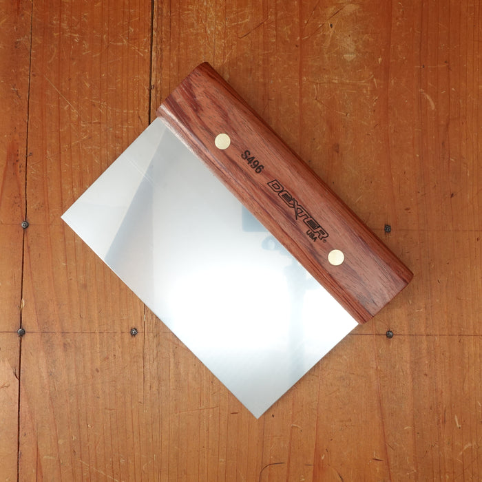 Dexter Russell 6" Bench Scraper Stainless Rosewood Handle S496