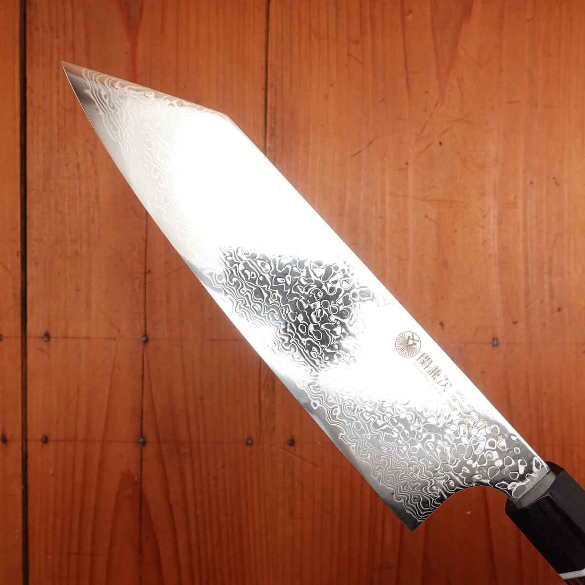 Seki Kanetsugu Zuiun 180mm Kiritsuke Santoku SG2 Stamina Wood Handle with Saya