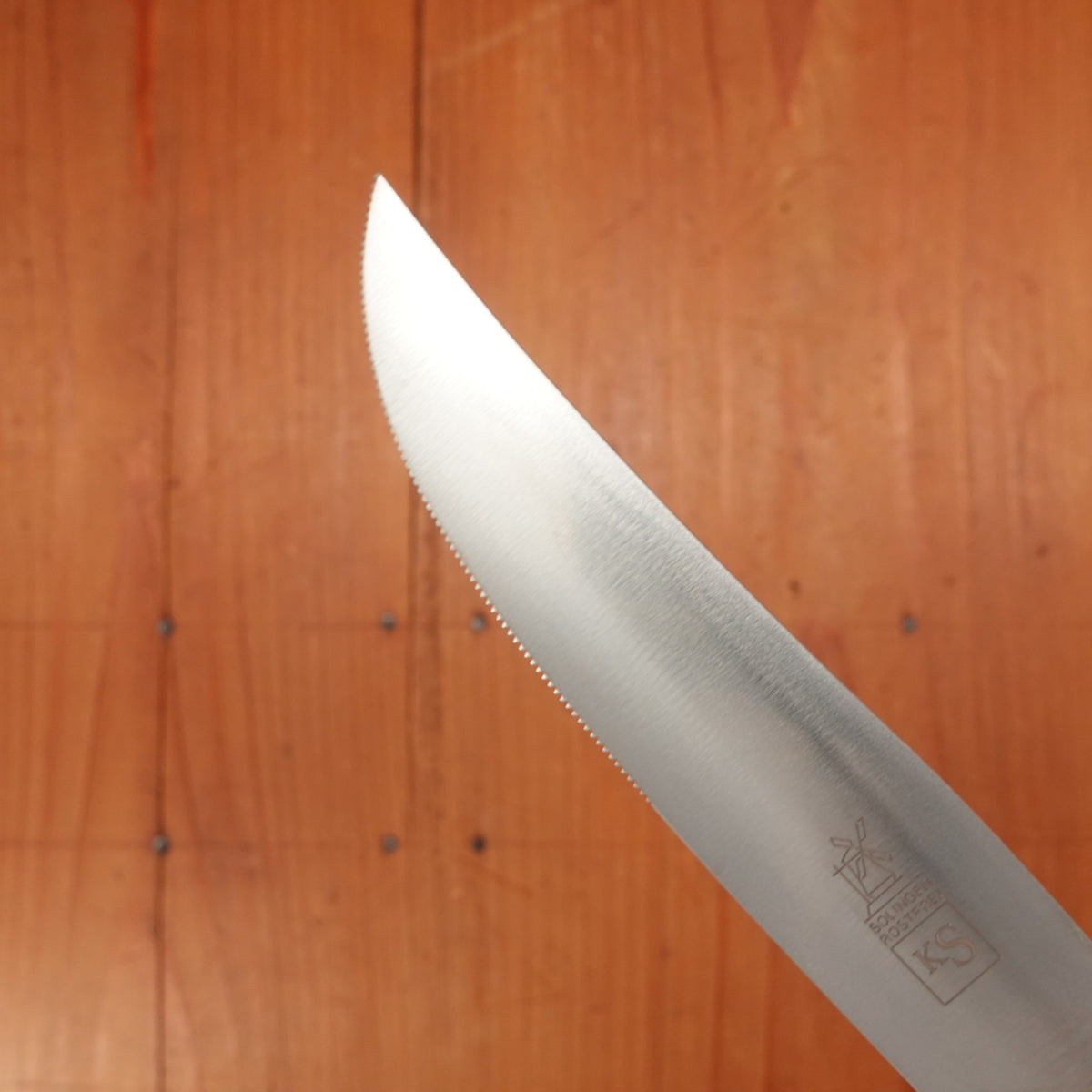 Windmühlenmesser K Steak Knife Wide Stainless Walnut