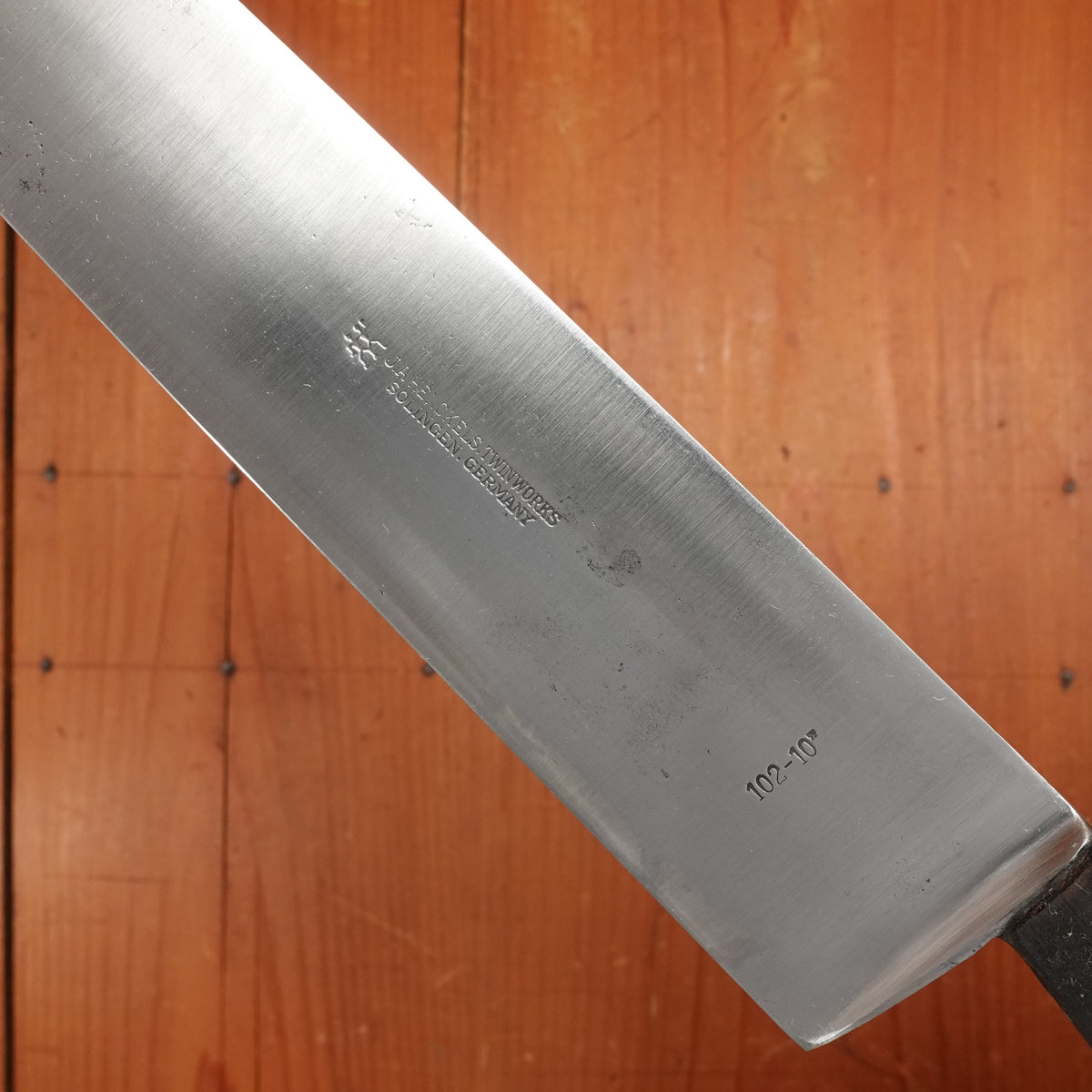 J A Henckels 10.5" Chef Knife 102-10" Carbon Steel Solingen Pre-1940