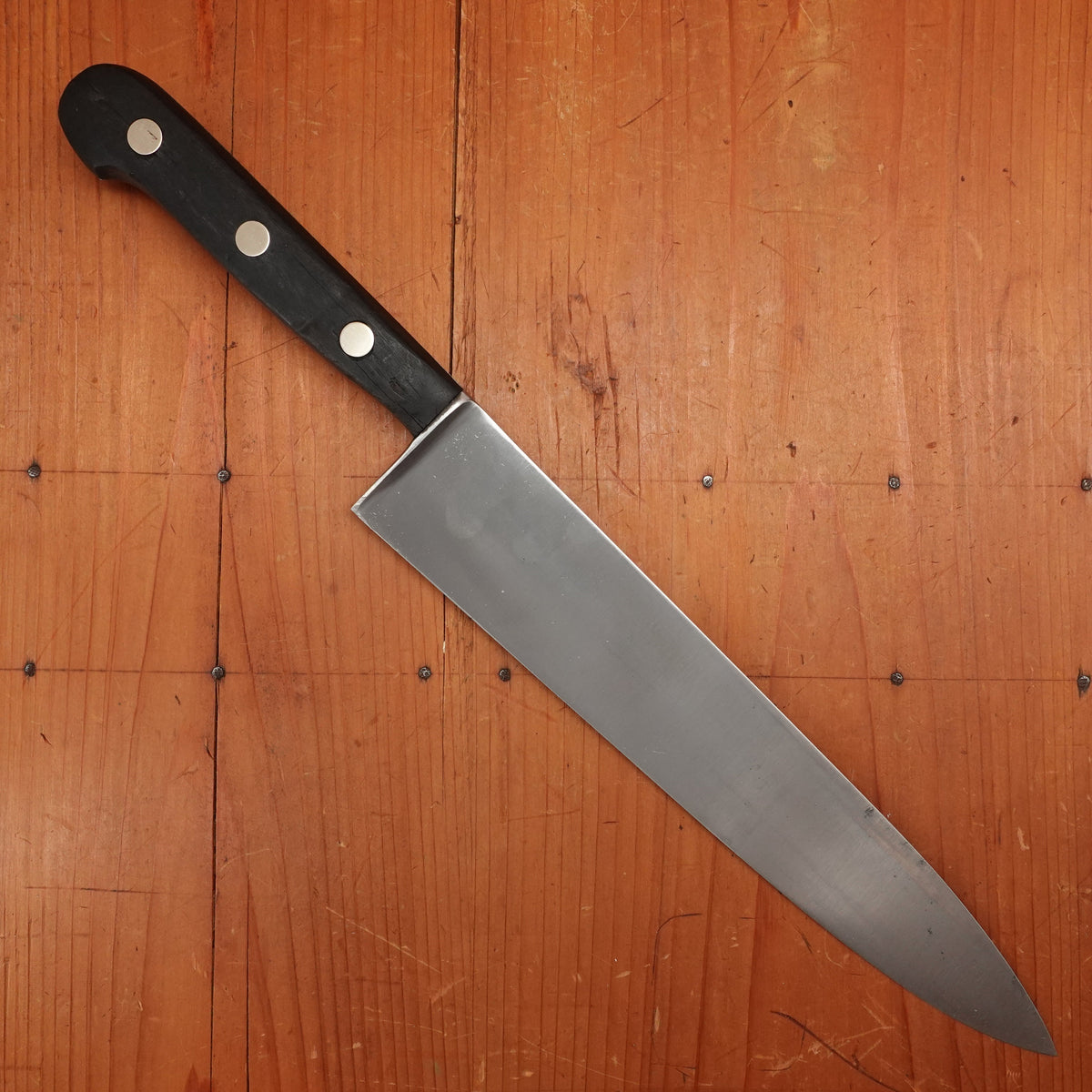 Lamson 10.5" Chef Knife Carbon Steel Walnut Handle USA 1930-70