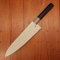 Sakai Kikumori Nakagawa Seiun 210mm Gyuto VG10 Ebony with Saya