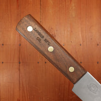 Russell 10.75" Scimitar Carbon Steel Sapele Wood Handle USA 1950-80