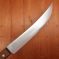 Russell 10.75" Scimitar Carbon Steel Sapele Wood Handle USA 1950-80