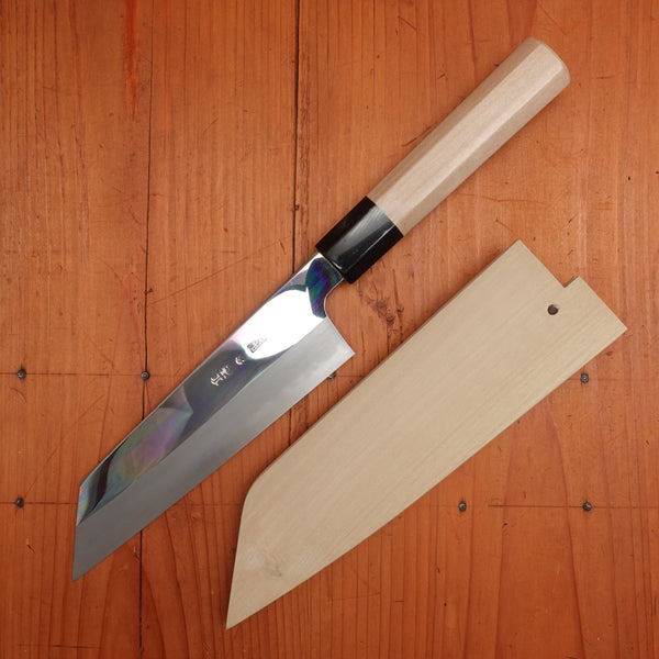 Sakai Kikumori Choyo 180mm Kiritsuke Santoku Aogami 1 with Saya