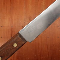 Russell 10.75" Scimitar Carbon Steel Sapele Wood Handle USA 1950-80