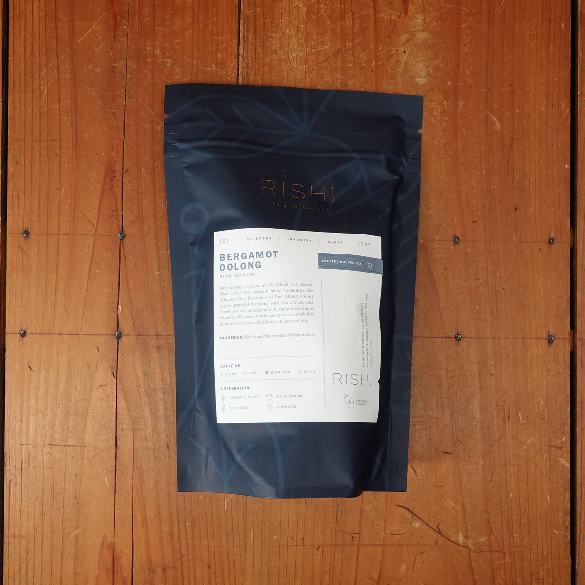 Rishi Tea Bergamot Oolong Tea Blend - 4oz