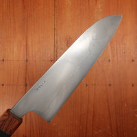 Rolin Knives Honyaki 185mm Gyuto W2 Ebony & Desert Ironwood with Saya