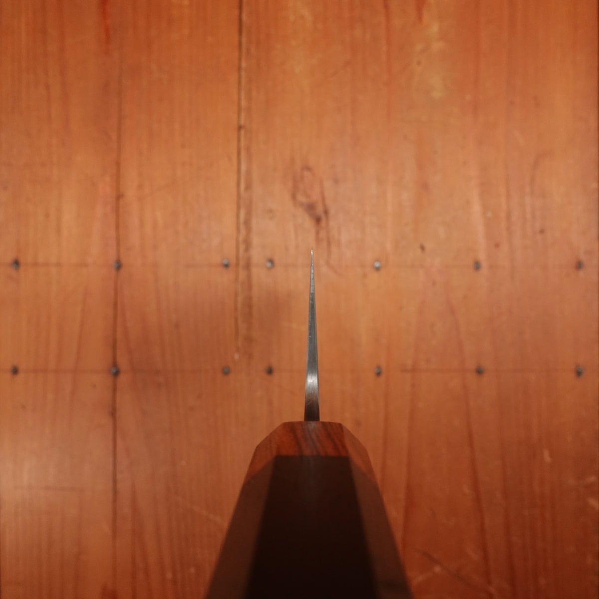 Rolin Knives Honyaki 185mm Gyuto W2 Ebony & Desert Ironwood with Saya