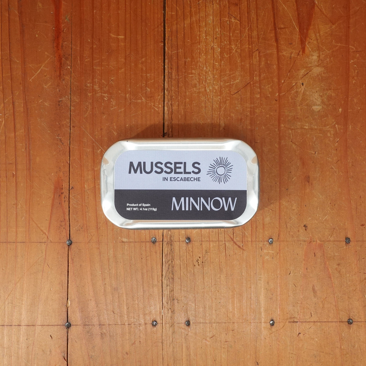 Minnow Spanish Mussels in Escabeche - 4.1oz