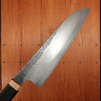 Rolin Knives Honyaki 210mm Gyuto W2 Forge Finish Ebony Spalted Maple with Saya