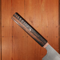 Rolin Knives Honyaki 250mm Sakimaru Sujihiki W2 Textured Ebony & Copper with Saya