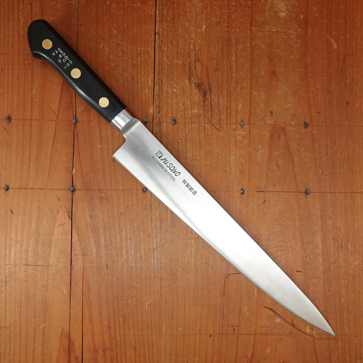 Misono EU Carbon 240mm Sujihiki Western Handle