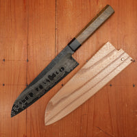 Rolin Knives Gomai 210mm Compound Gyuto 26c3 Litnum Vitae & Ebony with Saya