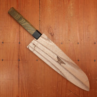 Rolin Knives Gomai 210mm Compound Gyuto 26c3 Litnum Vitae & Ebony with Saya