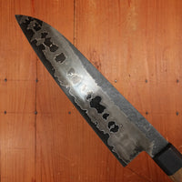 Rolin Knives Gomai 210mm Compound Gyuto 26c3 Litnum Vitae & Ebony with Saya