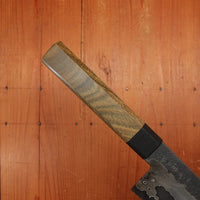 Rolin Knives Gomai 210mm Compound Gyuto 26c3 Litnum Vitae & Ebony with Saya