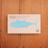 Maria Organic Tuna Fillets in Light Brine and Thyme-Lemon - 120g