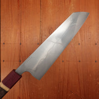 Rolin Knives Honyaki 200mm Bunka W2 Walnut Micarta Richlite with Saya