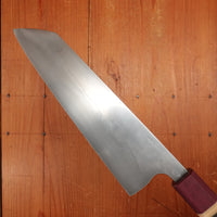 Rolin Knives Honyaki 200mm Bunka W2 Walnut Micarta Richlite with Saya