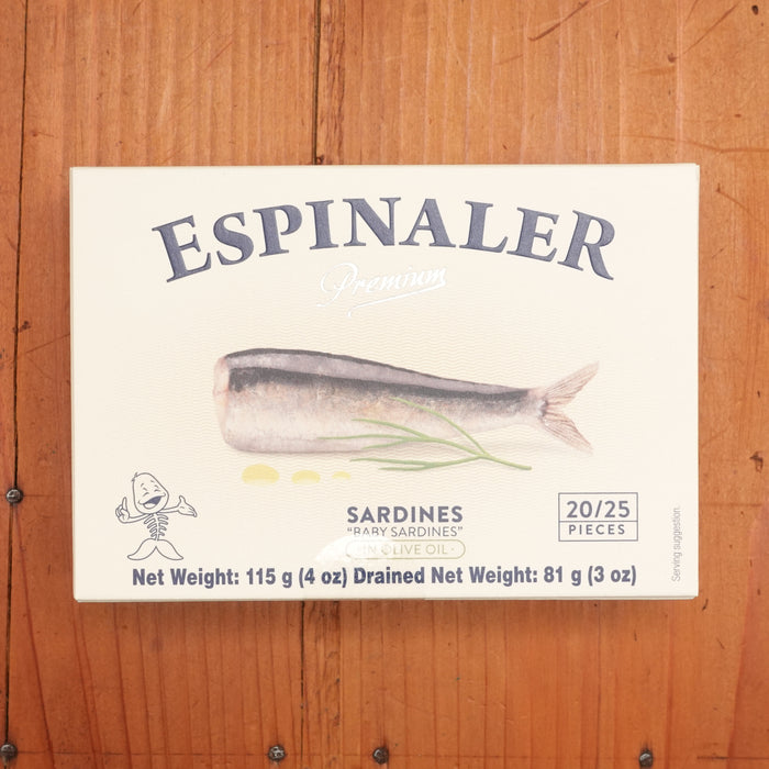 Espinaler Premium Baby Sardines in Olive Oil - 115g