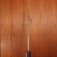 Rolin Knives Honyaki 200mm Bunka W2 Walnut Micarta Richlite with Saya