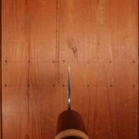 Rolin Knives Honyaki 200mm Bunka W2 Walnut Micarta Richlite with Saya