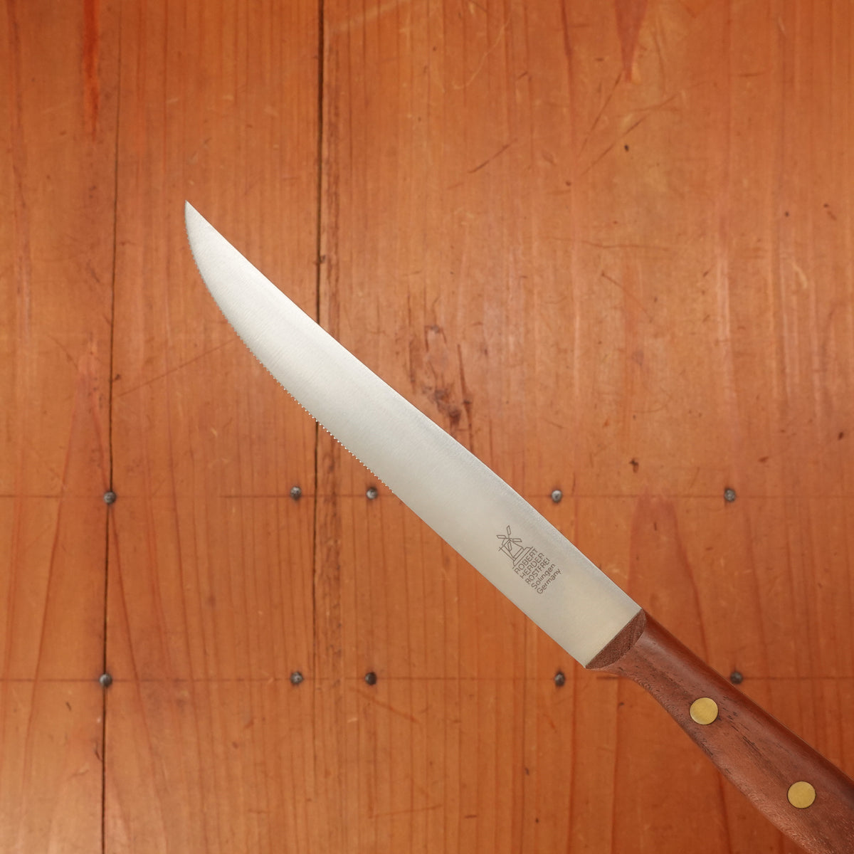 Windmühlenmesser Slim Steak Knife Stainless Walnut