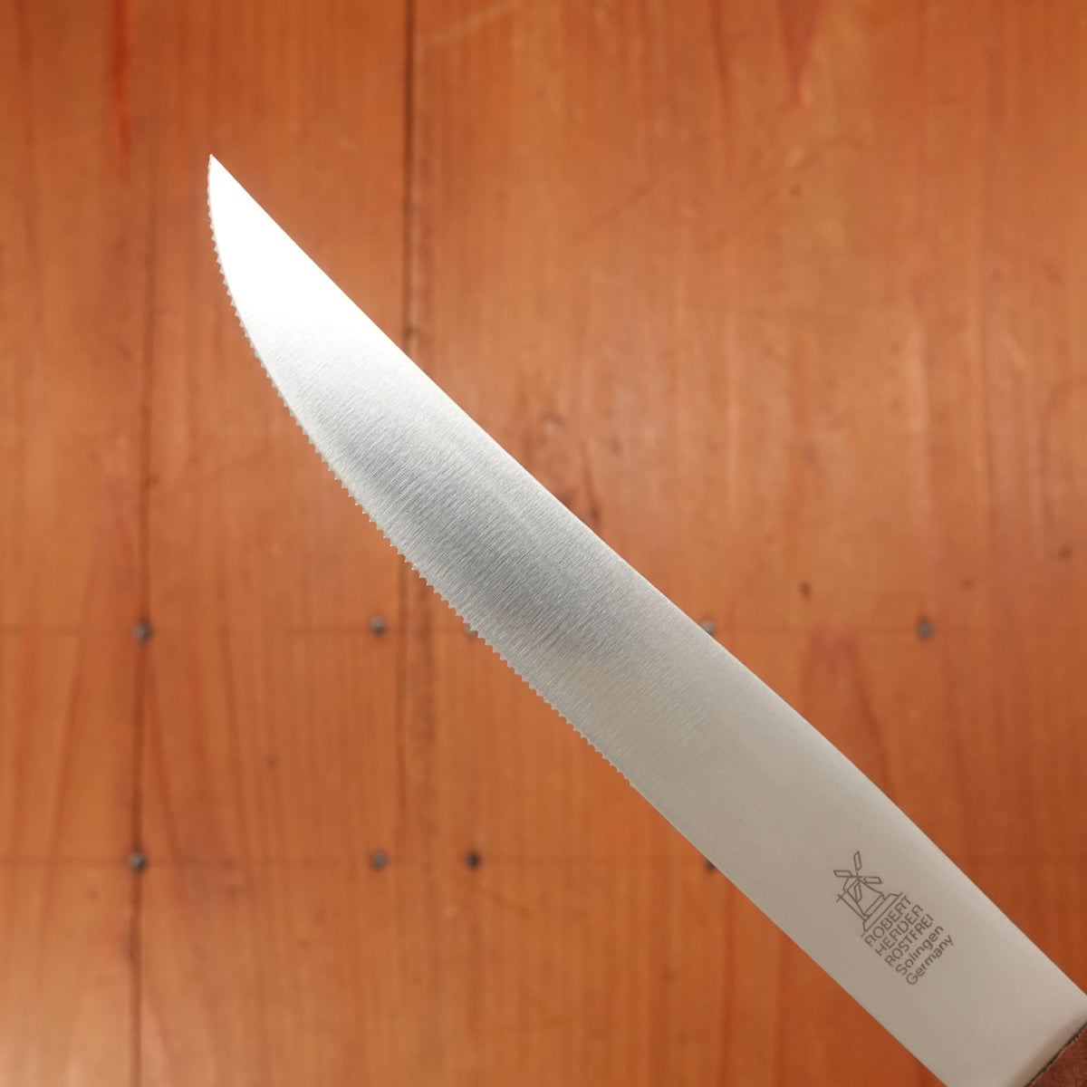 Windmühlenmesser Slim Steak Knife Stainless Walnut