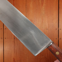K Sabatier 13" Chef Knife Carbon Steel & Rosewood 1950's