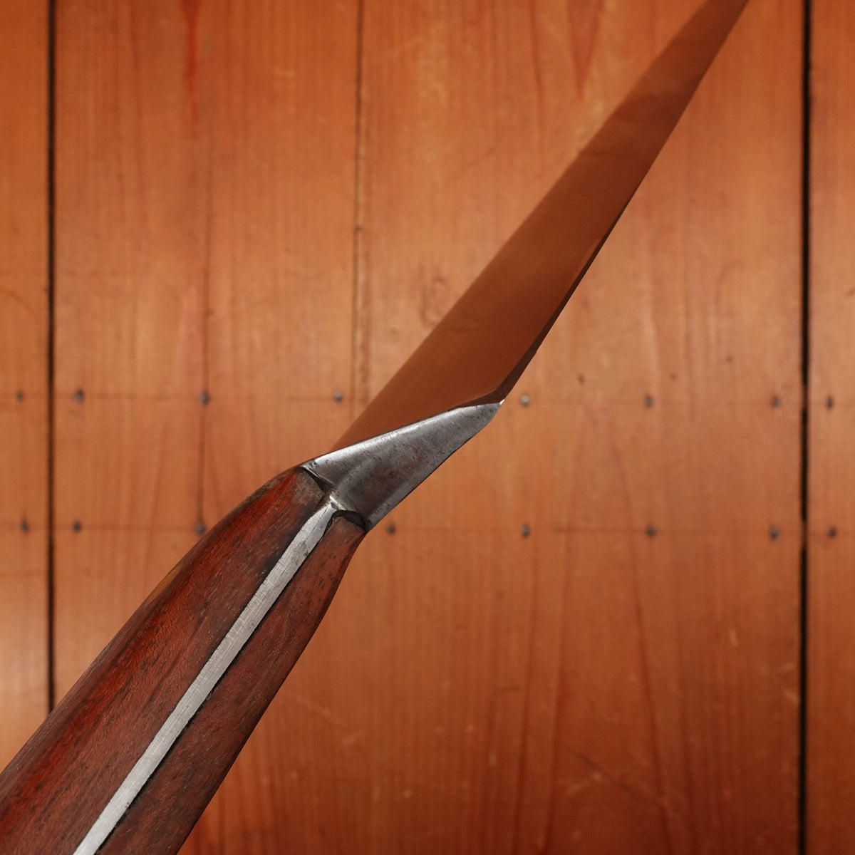 K Sabatier 13" Chef Knife Carbon Steel & Rosewood 1950's