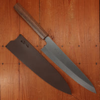 Konosuke Sanjo GS+ 240mm Gyuto SLD Nashiji Khii Laurel Handle with Leather Sheath