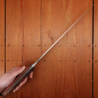 K Sabatier 13" Chef Knife Carbon Steel & Rosewood 1950's