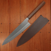Konosuke Sanjo GS+ 240mm Gyuto SLD Nashiji Khii Laurel Handle with Leather Sheath