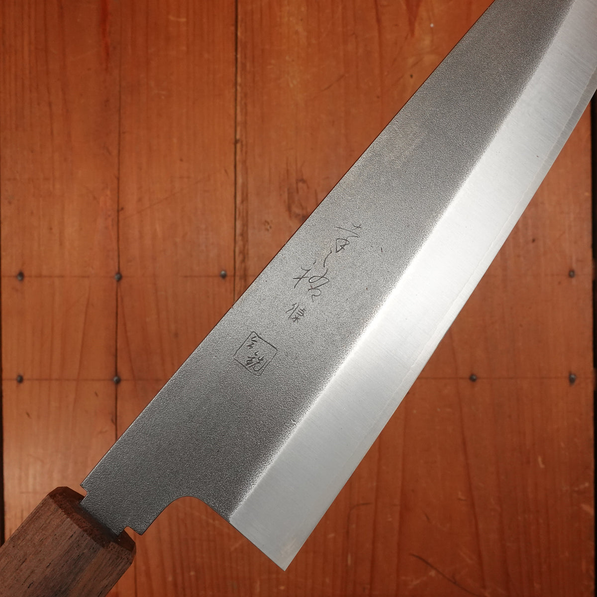 Konosuke Sanjo GS+ 240mm Gyuto SLD Nashiji Khii Laurel Handle with Leather Sheath
