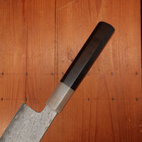 Sakai Kikumori Nakagawa Seiun 180mm Santoku VG10 Ebony with Saya