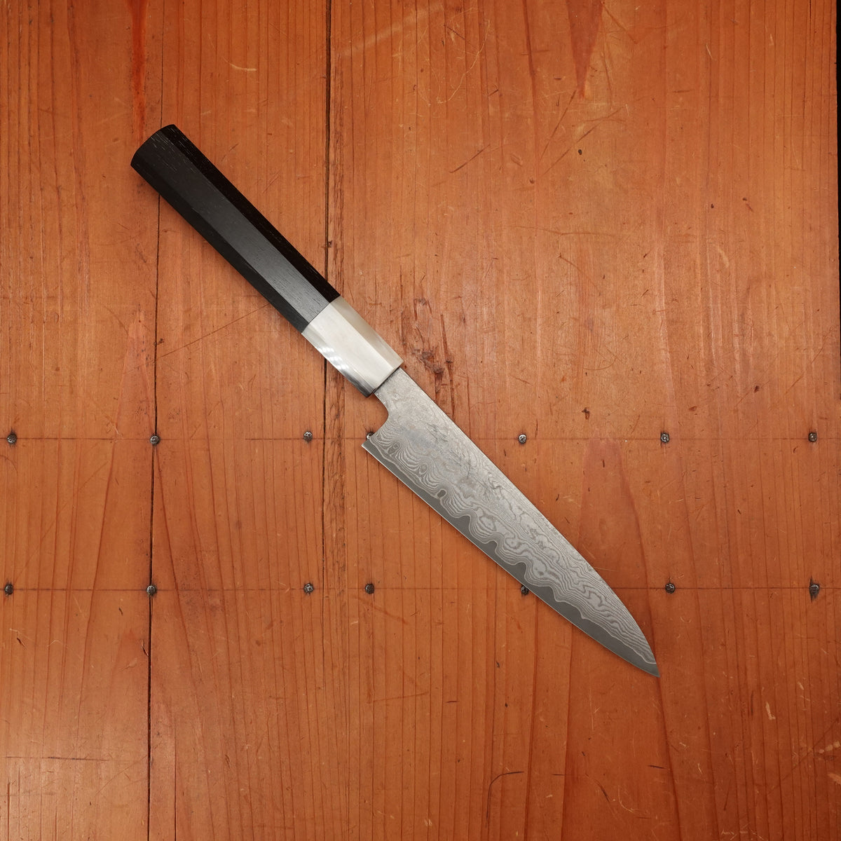 Sakai Kikumori Nakagawa Seiun 150mm Petty VG10 Ebony with Saya