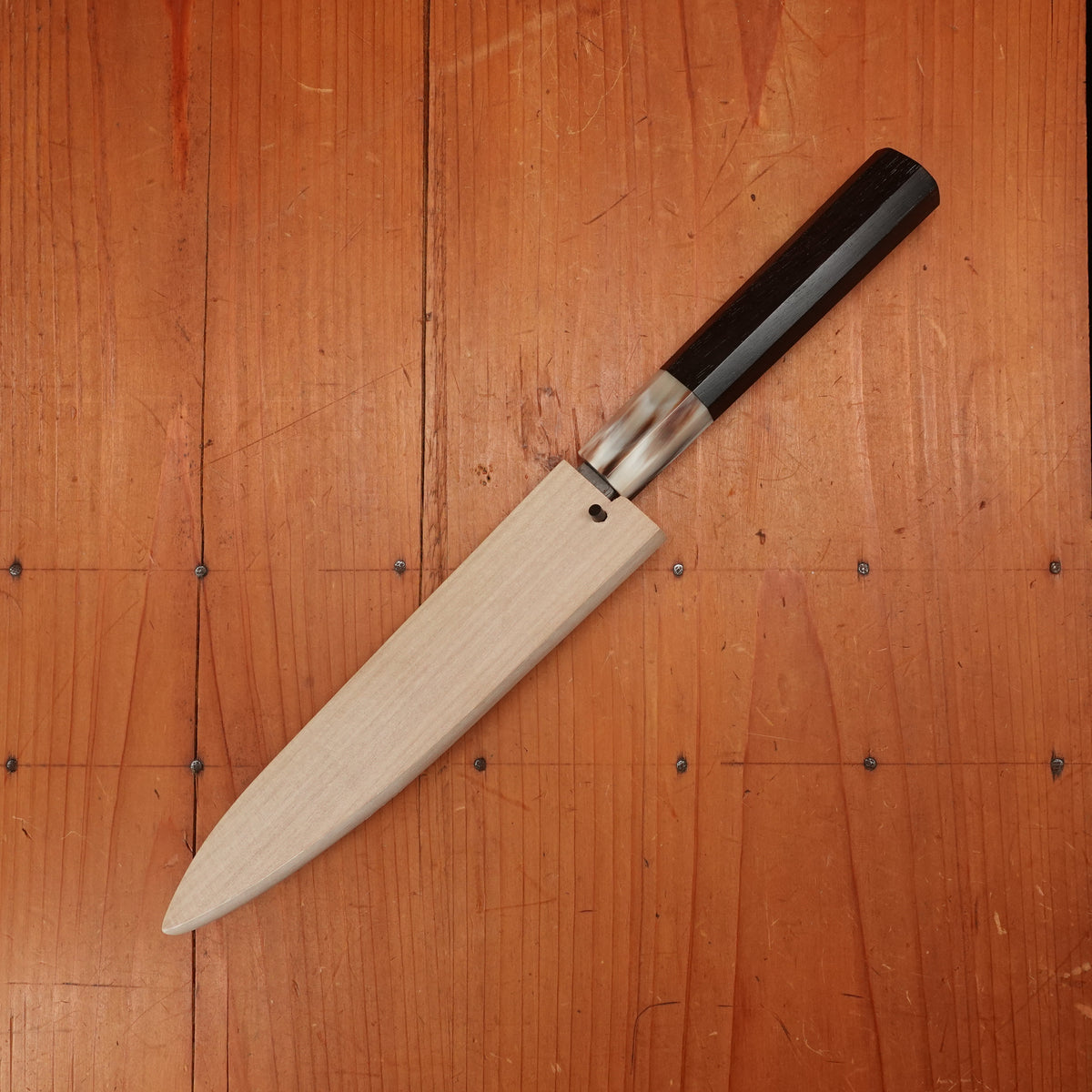 Sakai Kikumori Nakagawa Seiun 150mm Petty VG10 Ebony with Saya