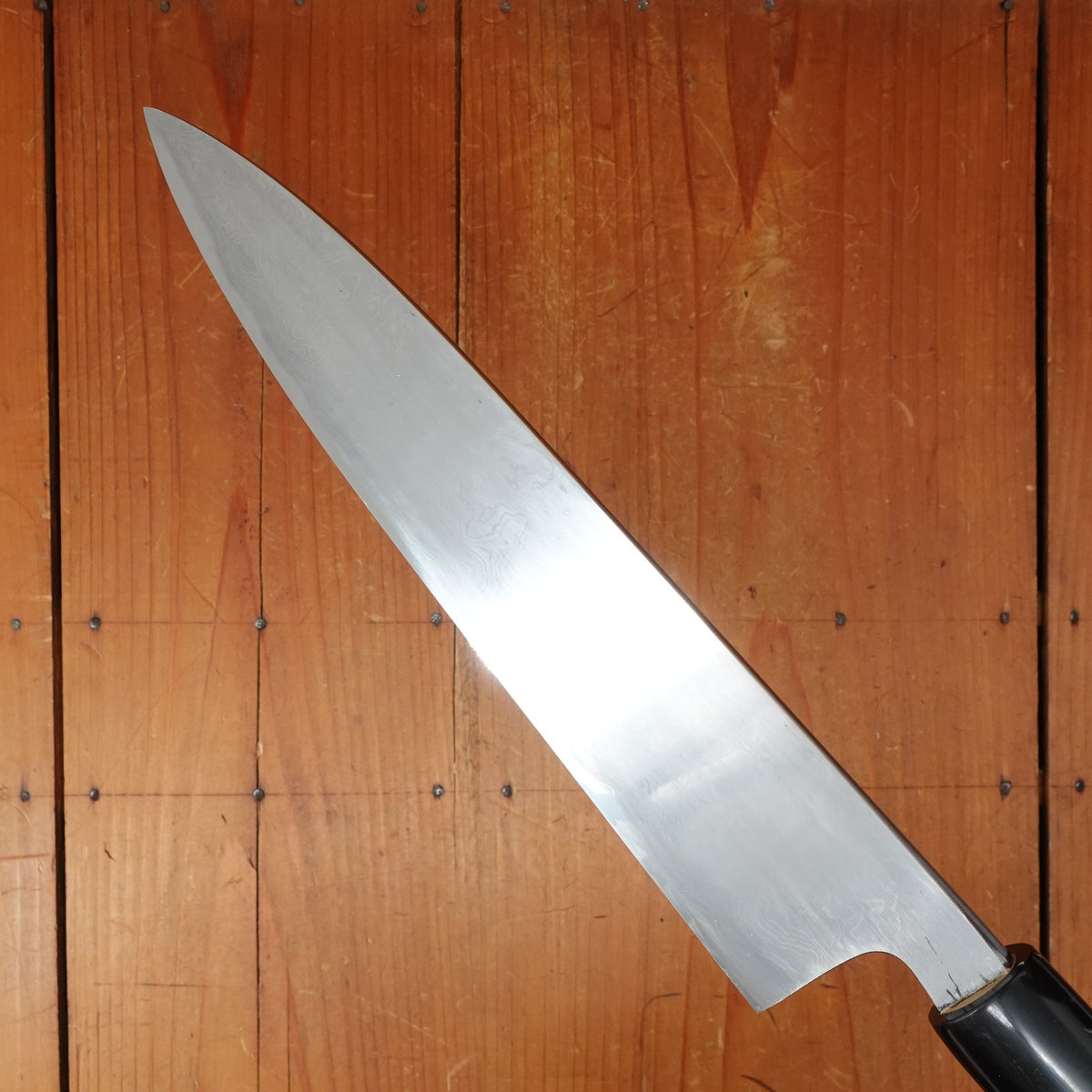 Shigefusa Kitaeji 240mm Wa-Gyuto 26c3 Suminagashi Magnolia Wood/Horn Ferrule Handle