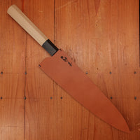 Konosuke Sakai HD2 225mm Wa Gyuto Ho & Ebony Wood Handle with Leather Sheath